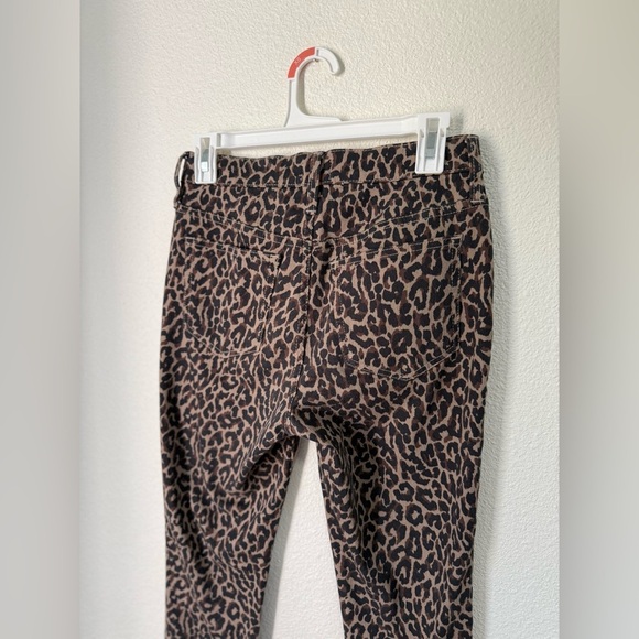 NWOT J. Crew Brown Leopard Print High Rise Jeans Women’s Size 26 - Picture 7 of 8
